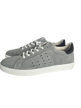 Lazo Halo Eco Suede Sneakers Pyrite Grey Hematite Grey Womens 9.5 Mens 8 NWT